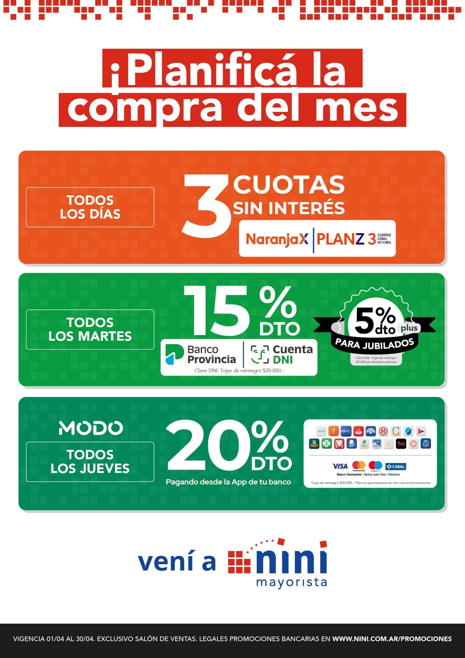 Ofertas de Nini Mayorista Ofertas 6 de abril al 12 de abril 2026 - Página 40 del catálogo