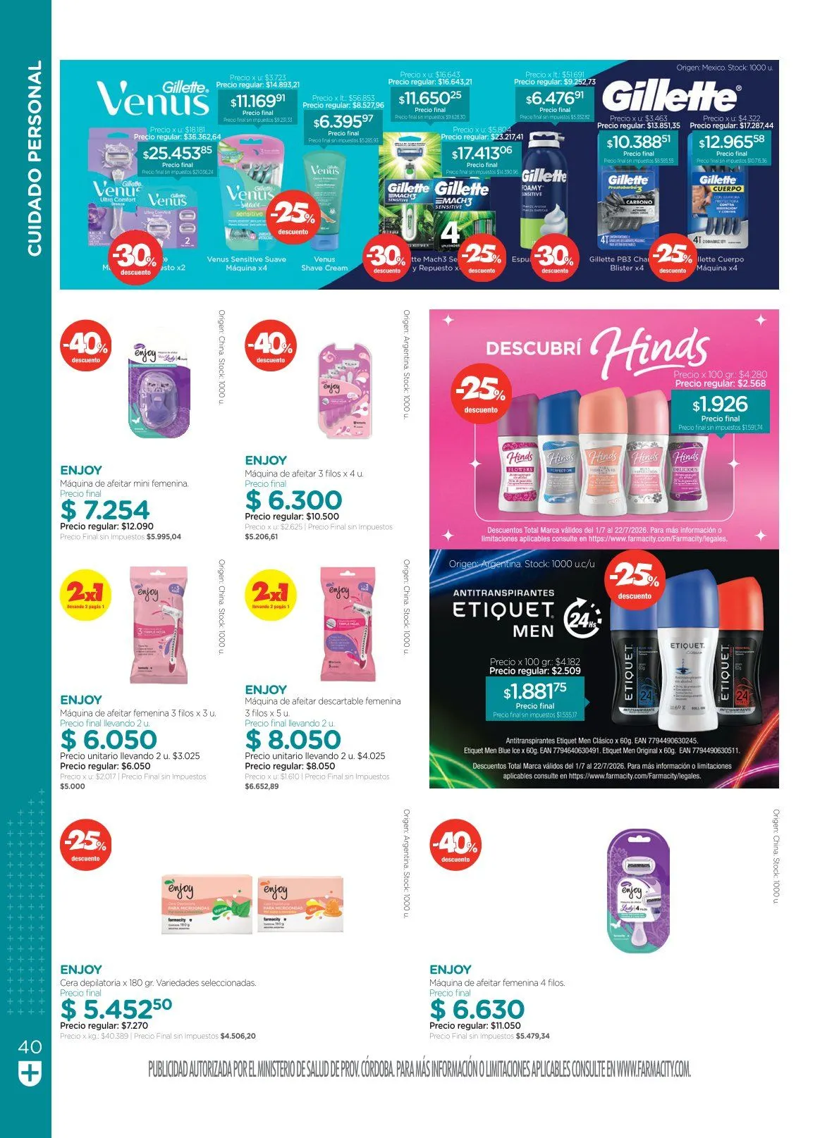 Ofertas de Farmacity Ofertas 1 de julio al 22 de julio 2026 - Página 40 del catálogo