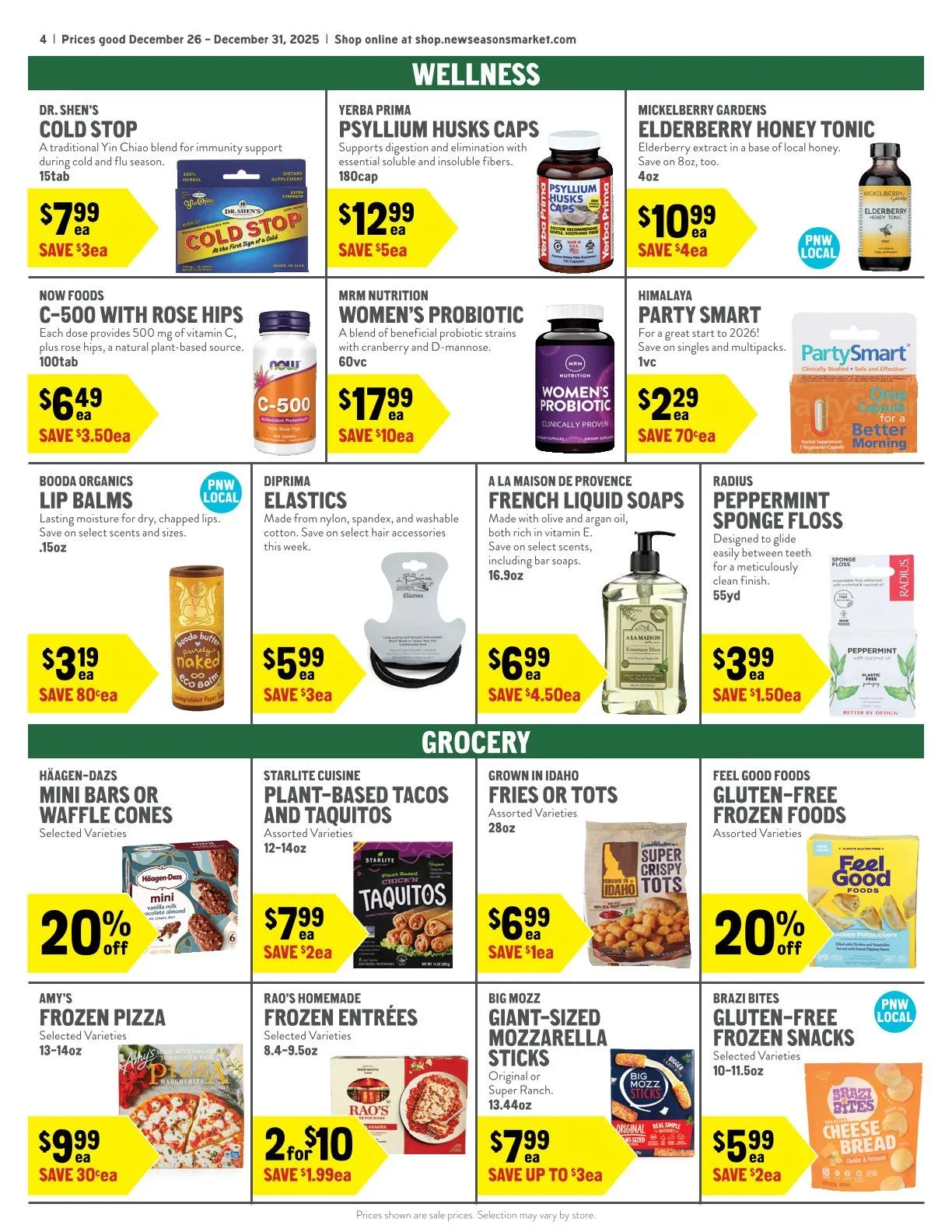 Weekly ad New Seasons Market Sales from December 26 to December 31 2025 - Page 4