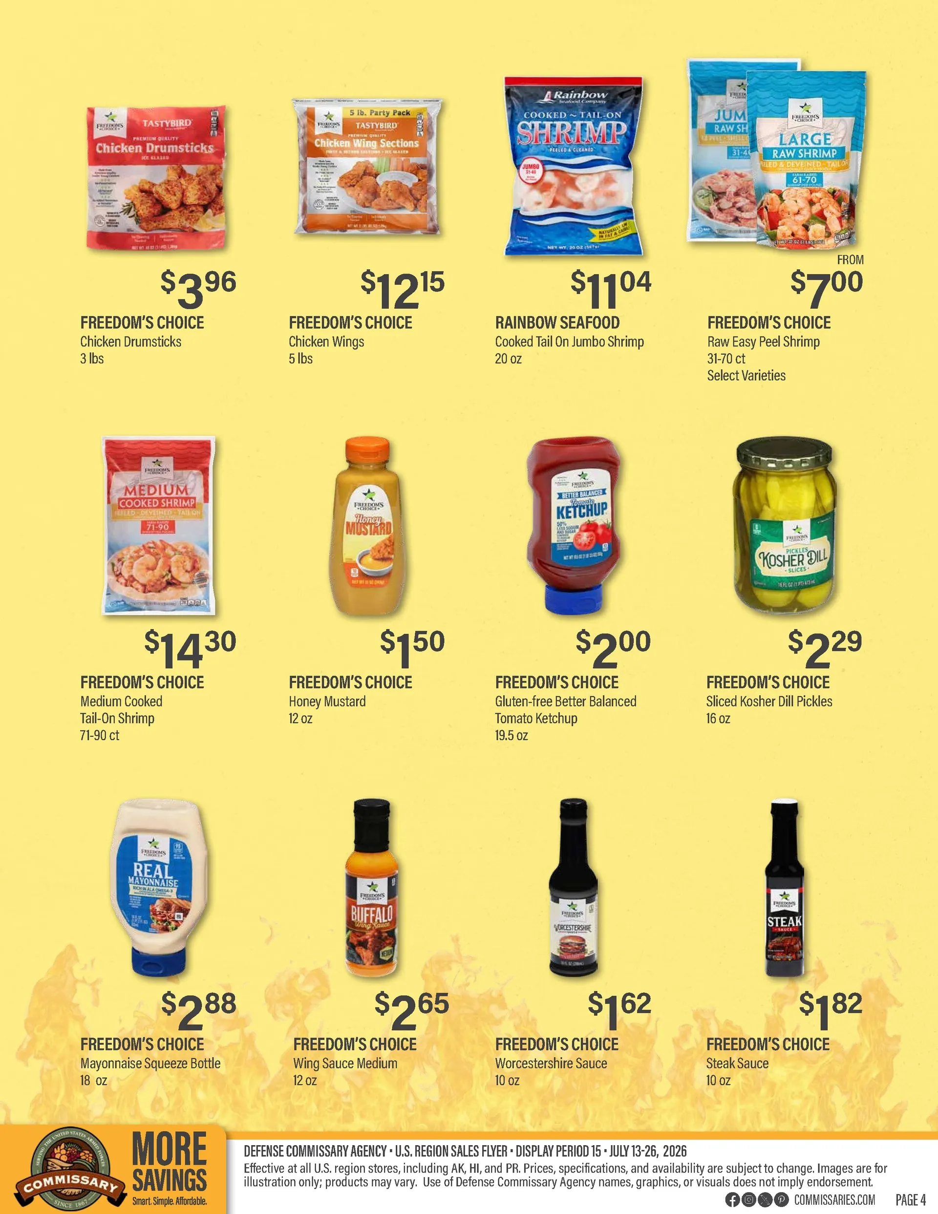 Weekly ad Commissary Sales from July 13 to July 26 2026 - Page 4