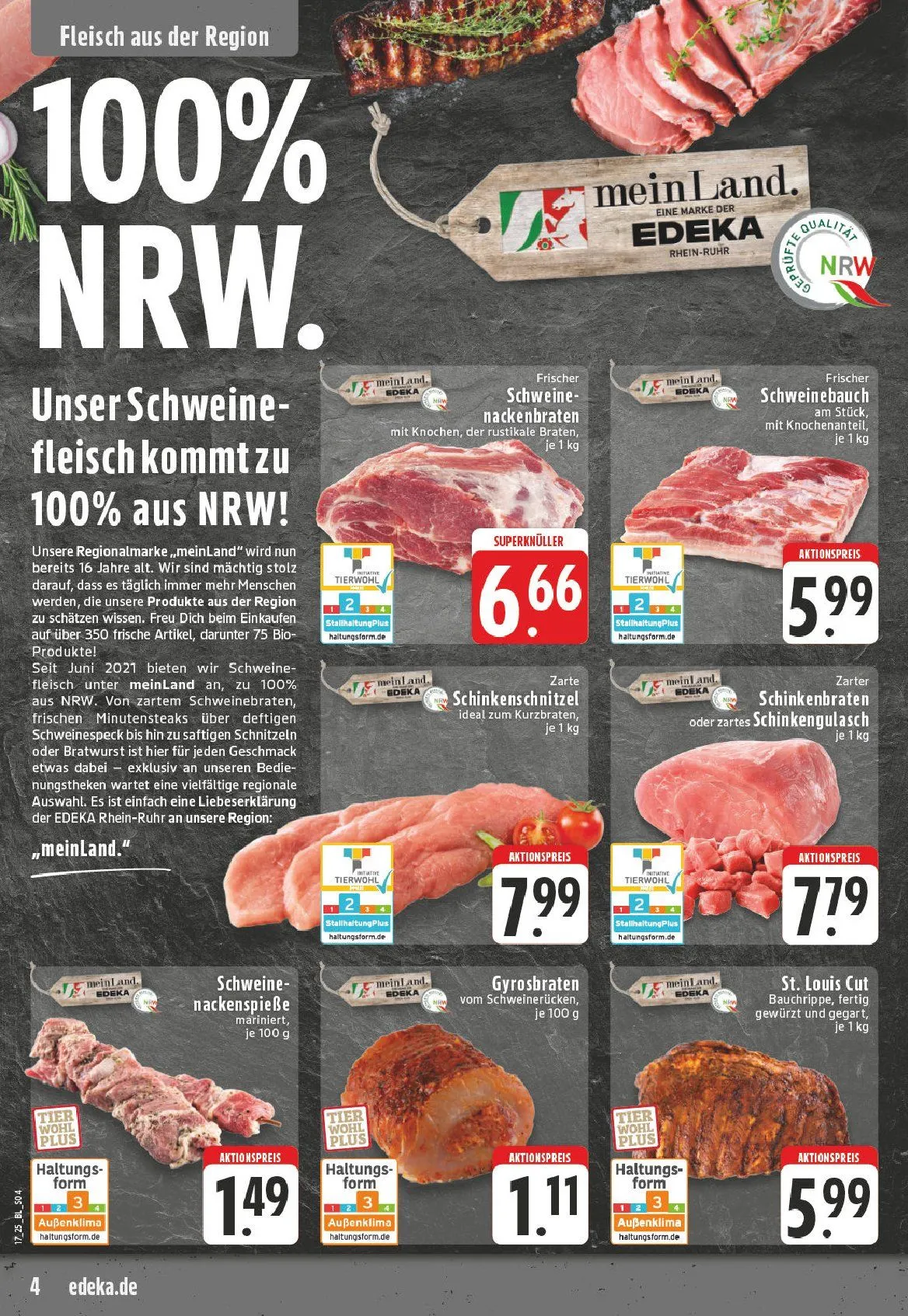 Edeka Prospekt von 21. April bis 26. April 2025 - Prospekt seite 4