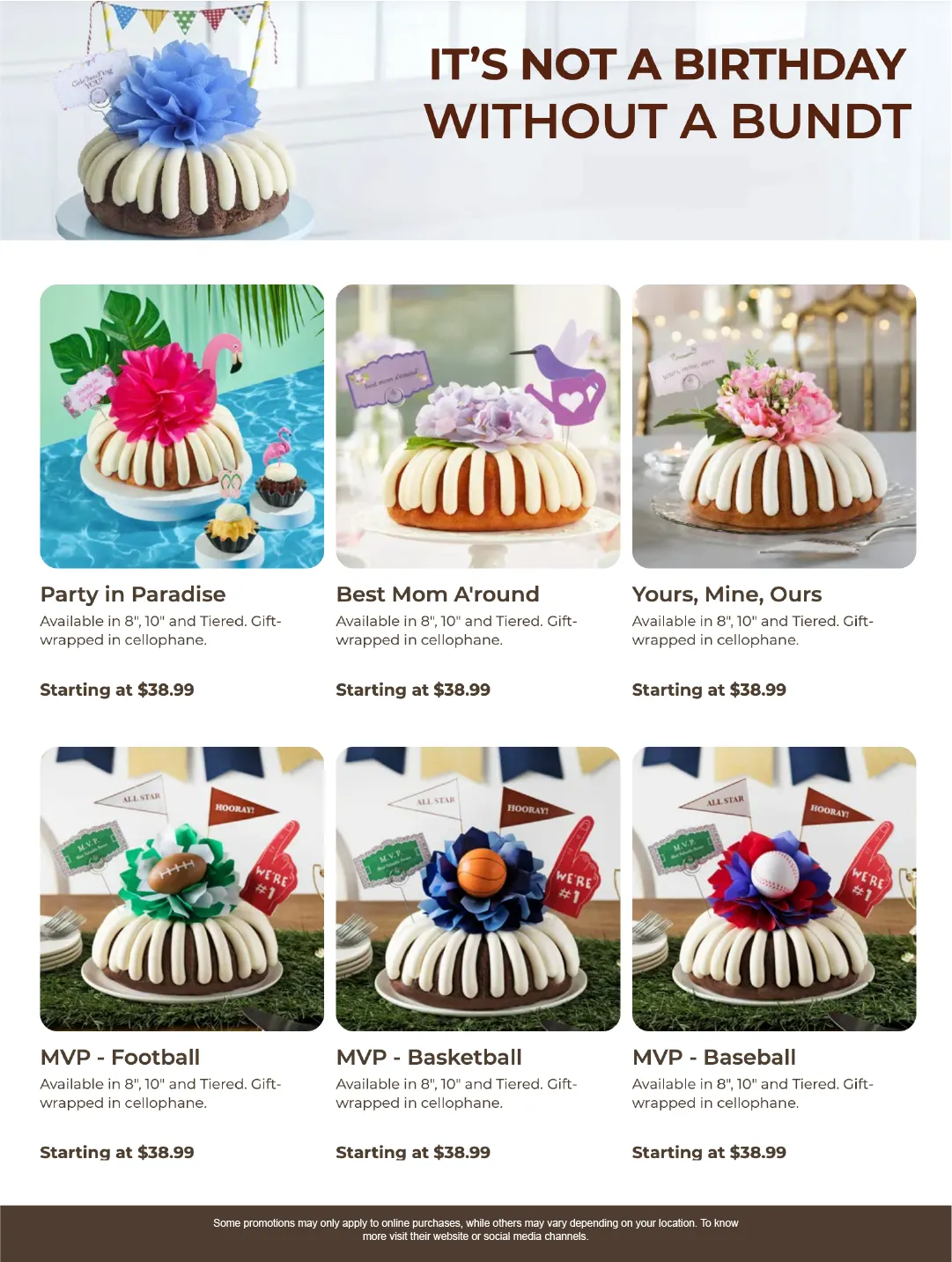 Weekly ad Nothing Bundt Cakes Sales from March 4 to March 24 2026 - Page 3