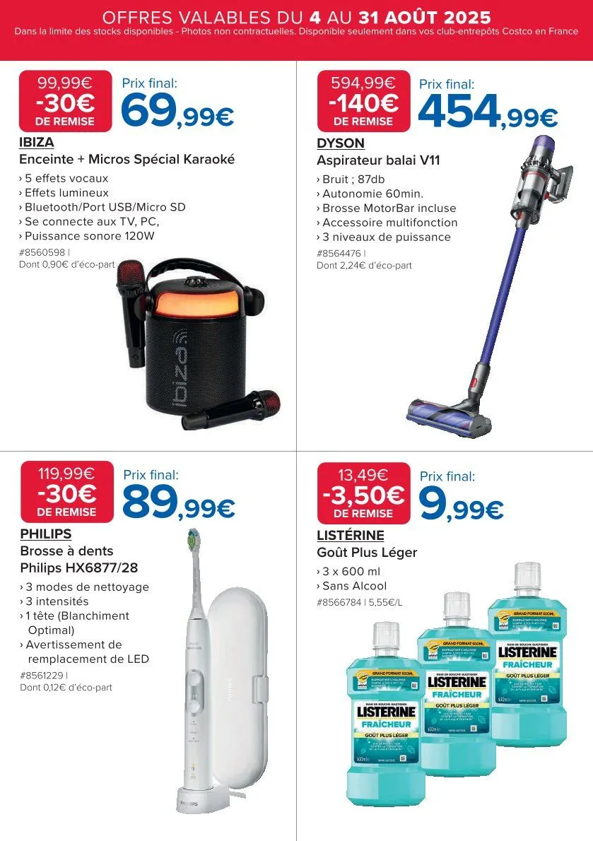 Catalogues Costco du 4 août au 31 août 2025 - Catalogue page 4