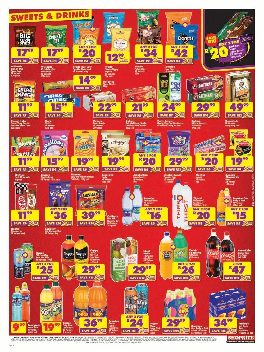  Shoprite Sales from 23 April to 10 May 2026 - Catalogue Page 4