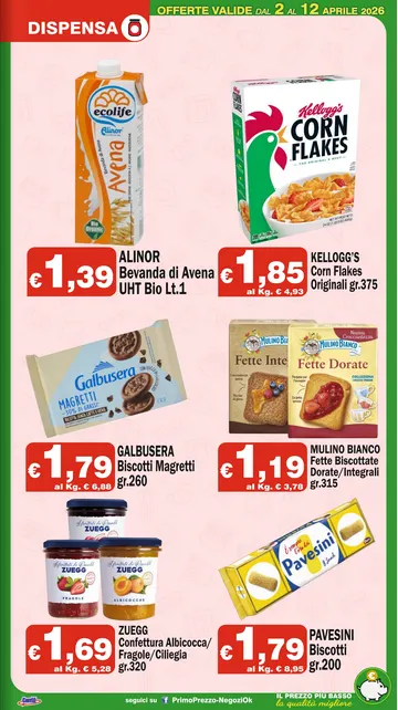  Primo Prezzo Volantino da 2 aprile a 12 aprile di 2026 - Pagina del volantino 4