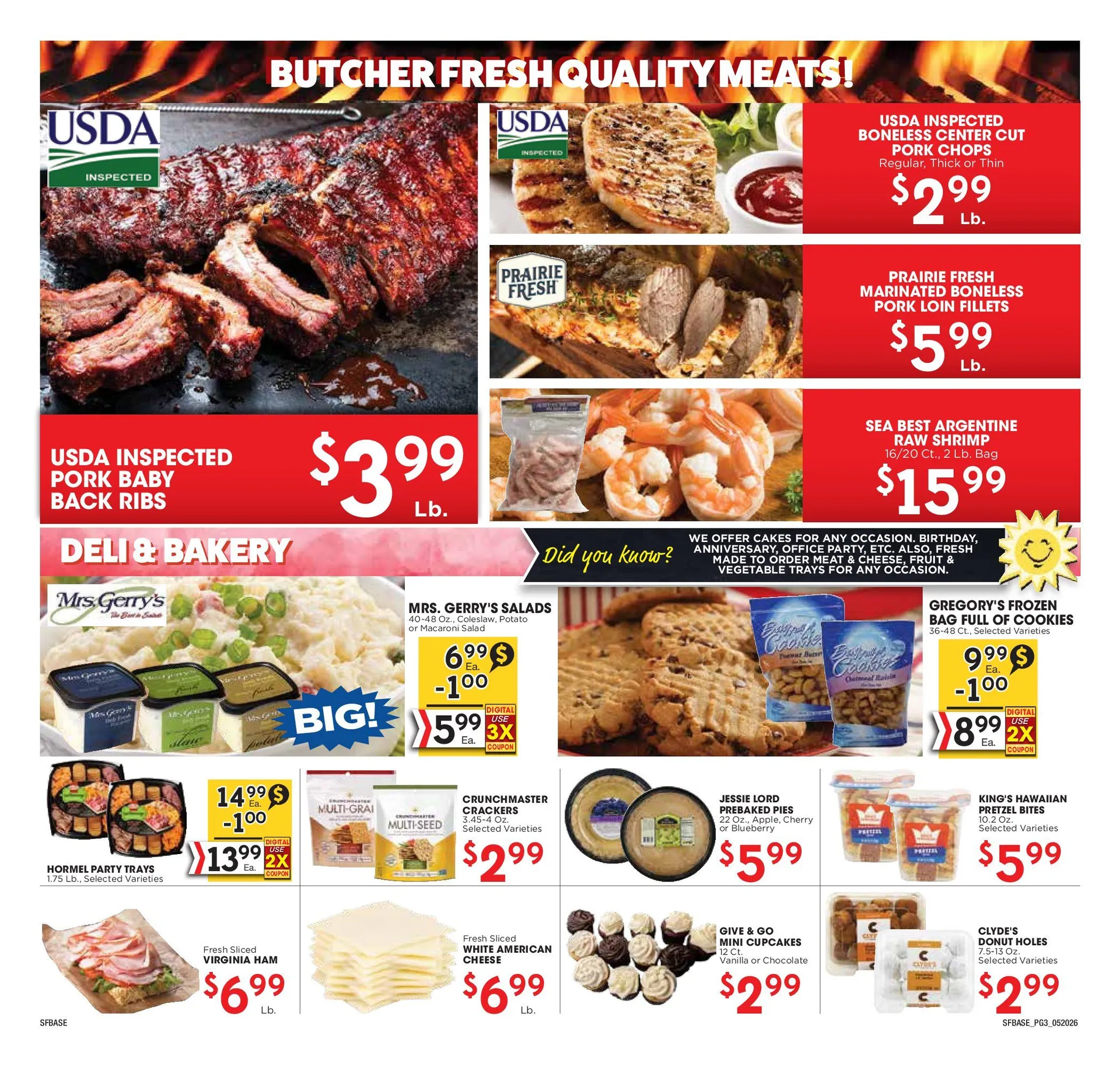 Weekly promotion Sunshine Foods weekly ads spanning from May 20 to May 26 2026 - Page 3 for Catalogue 365