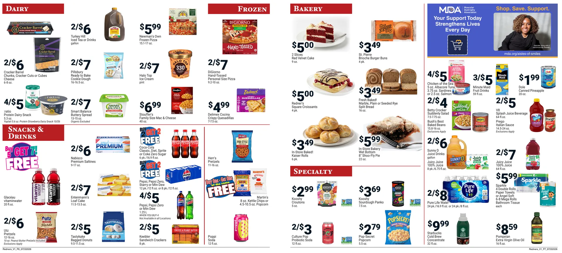 Weekly promotion Redner's Market Sales spanning from July 23 to July 29 2026 - Page 4 for Catalogue 365