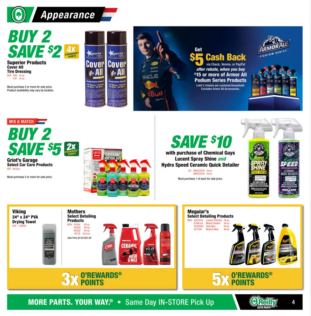 Weekly ad O'Reilly Auto Parts Sales from May 27 to June 3 2026 - Page 4