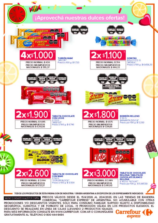 Ofertas de  Ofertas Carrefour Express  15 de abril al 21 de abril 2026 - Página 4 del catálogo