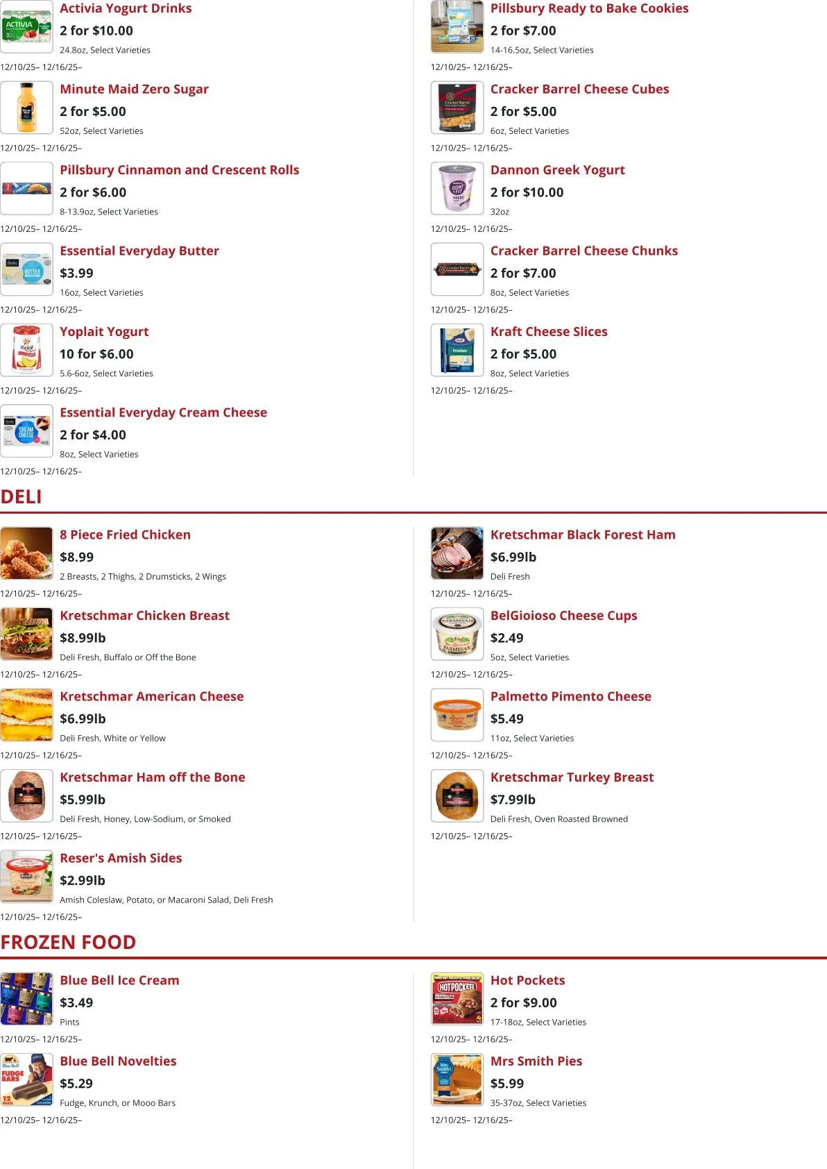 Weekly promotion Farm Fresh Sales spanning from December 10 to December 16 2025 - Page 4 for Catalogue 365