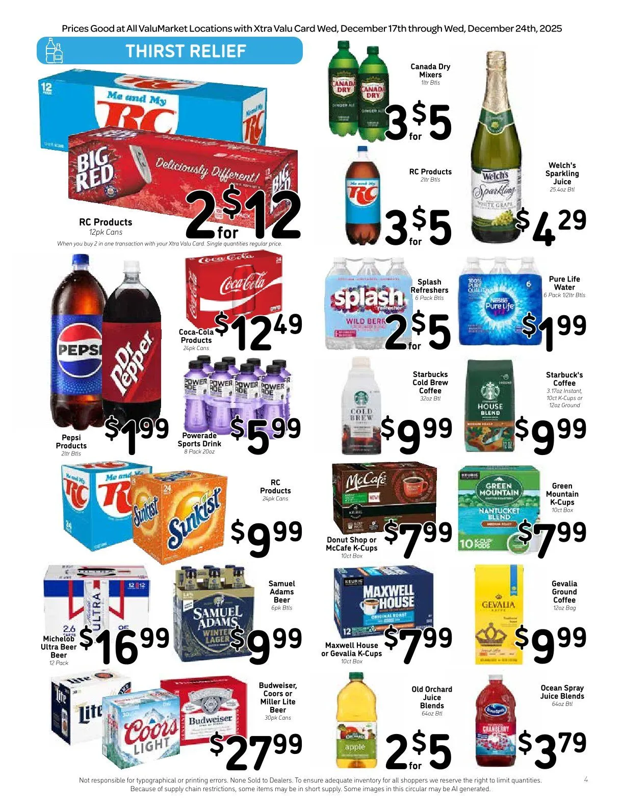Weekly ad ValuMarket Sales from December 17 to December 24 2025 - Page 4
