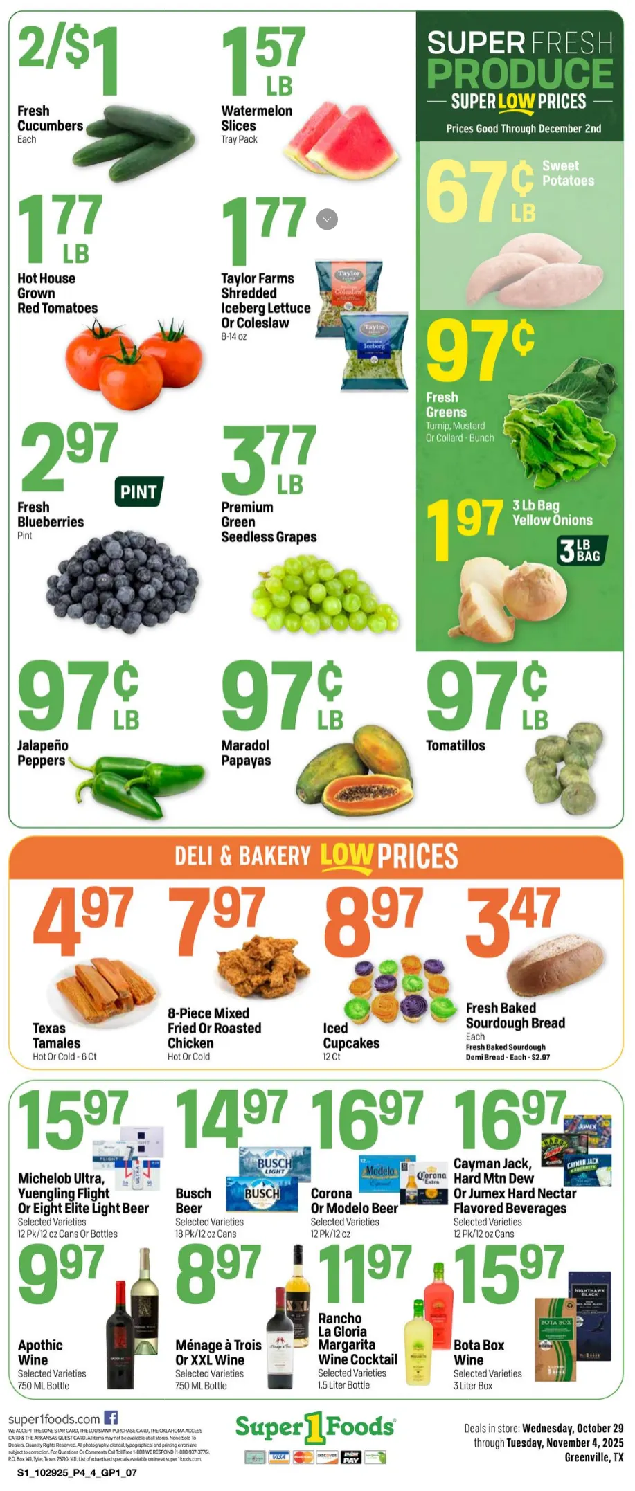 Weekly ad Super 1 Foods Sales from October 29 to November 4 2025 - Page 4