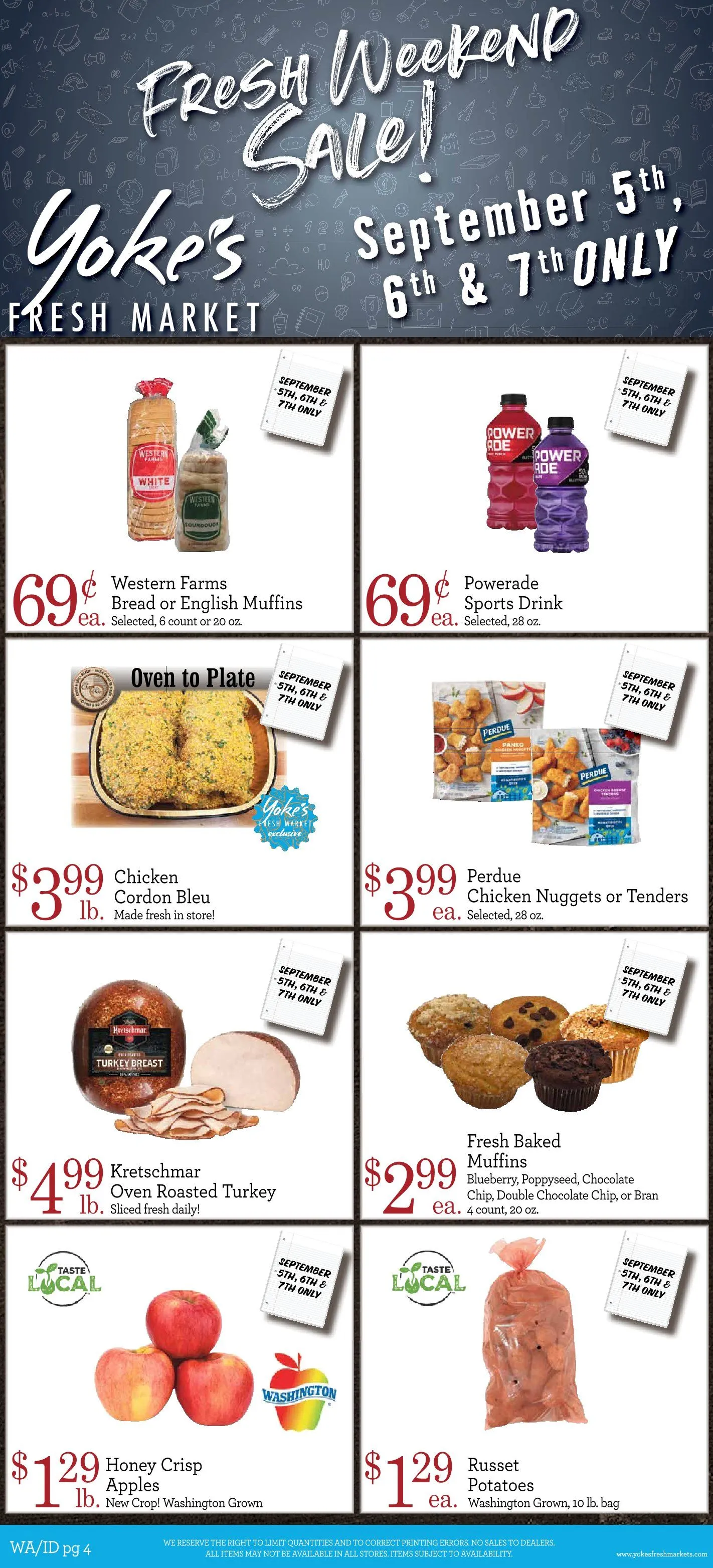 Weekly ad Yoke's Fresh Market Sales from September 3 to September 9 2025 - Page 4
