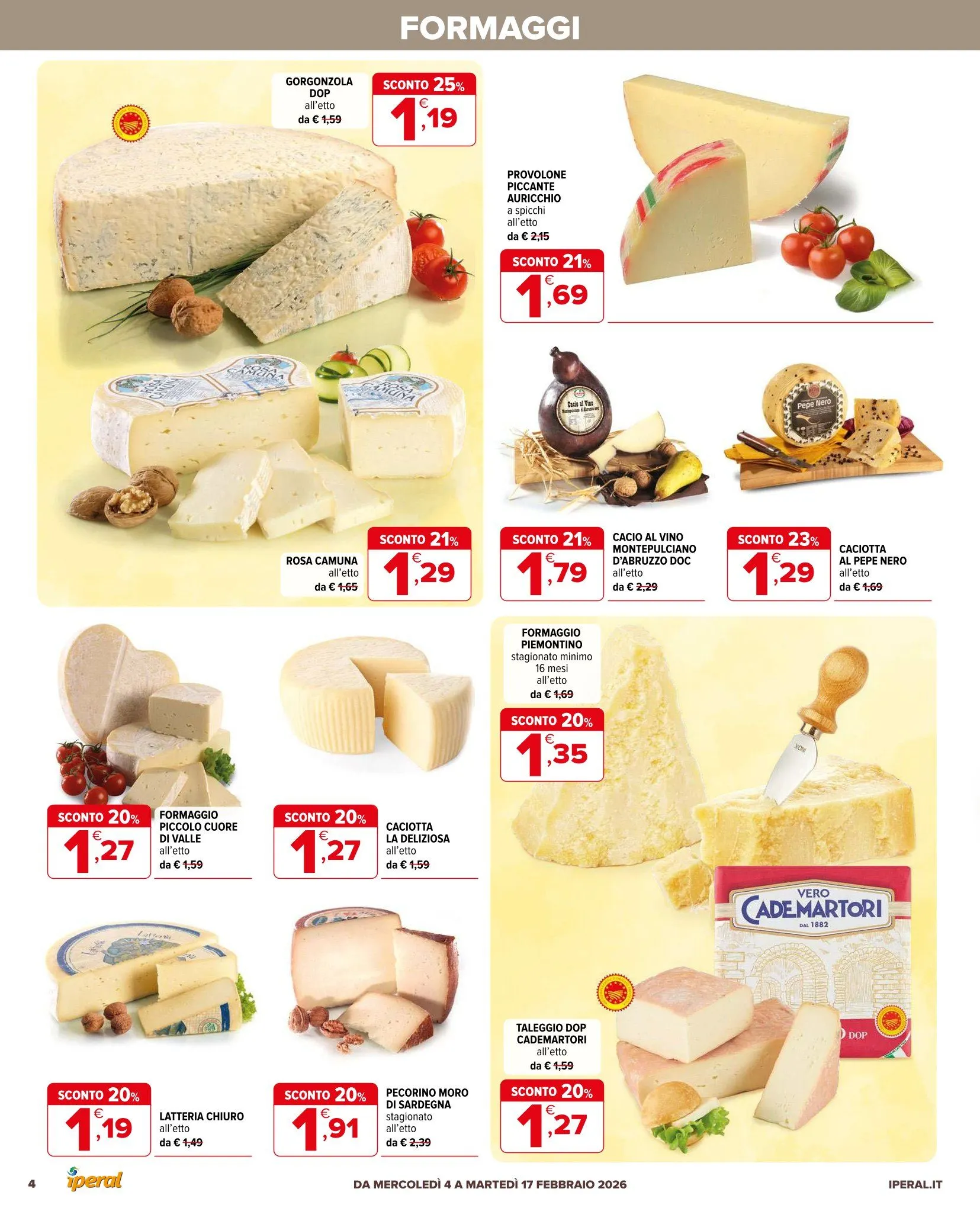 Volantini Iperal da 4 febbraio a 17 febbraio di 2026 - Pagina del volantino 4