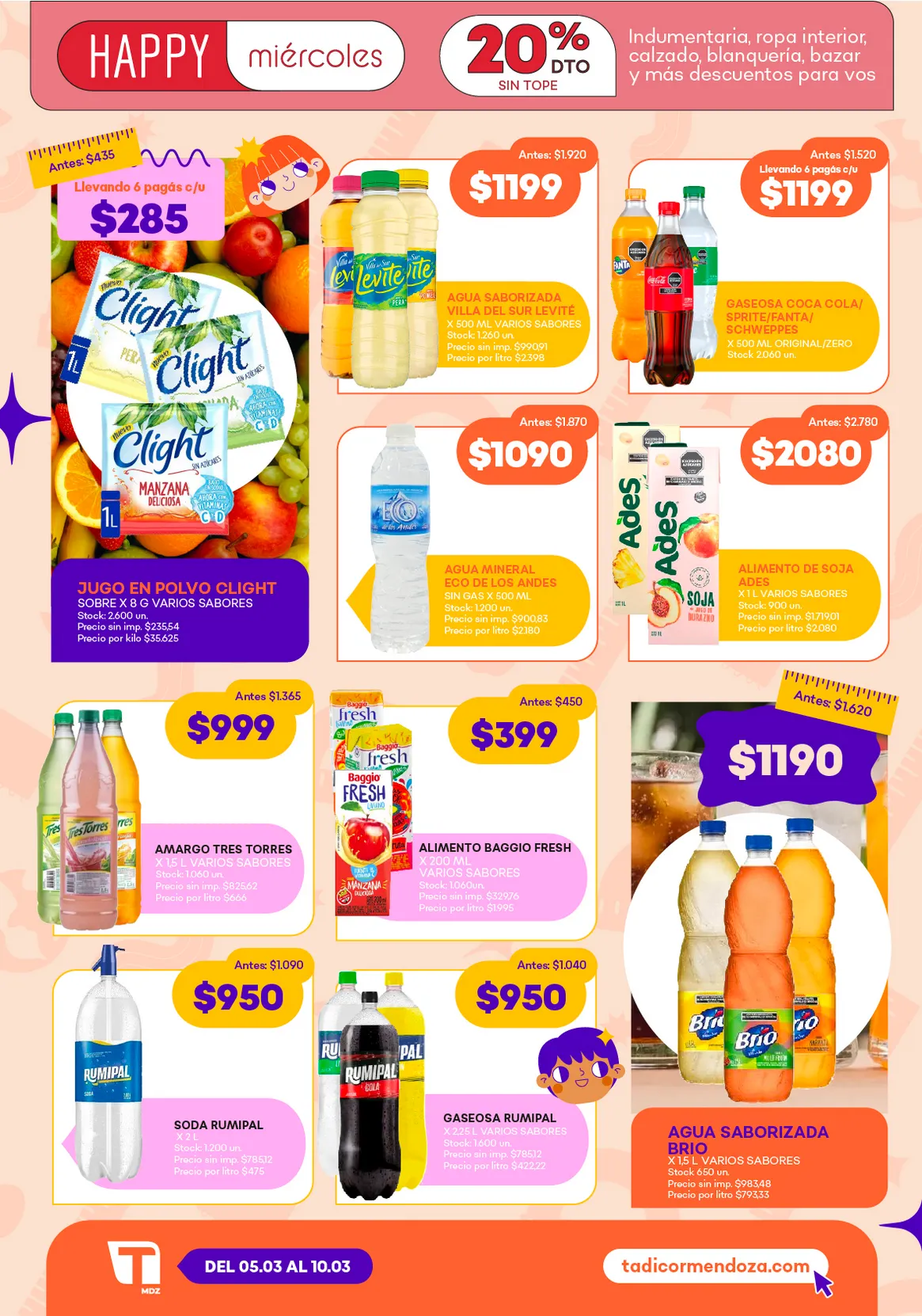 Ofertas de  Supermercados Tadicor Ofertas 5 de marzo al 10 de marzo 2026 - Página 4 del catálogo