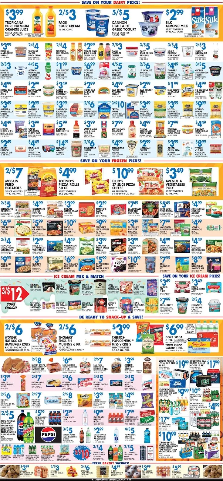Weekly ad Associated Supermarkets Sales from August 8 to August 18 2025 - Page 3