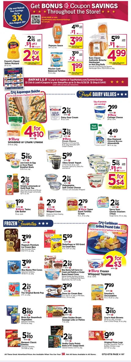 Weekly ad Tops Friendly Markets Sales from July 12 to July 18 2026 - Page 4