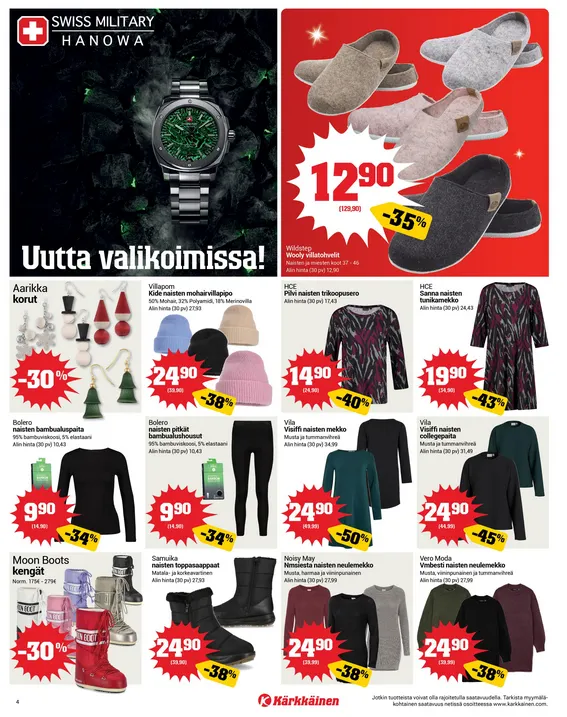 Kärkkäinen  Angebote voimassa alkaen 3. joulukuuta - 16. joulukuuta 2025 - Tarjouslehti sivu 4