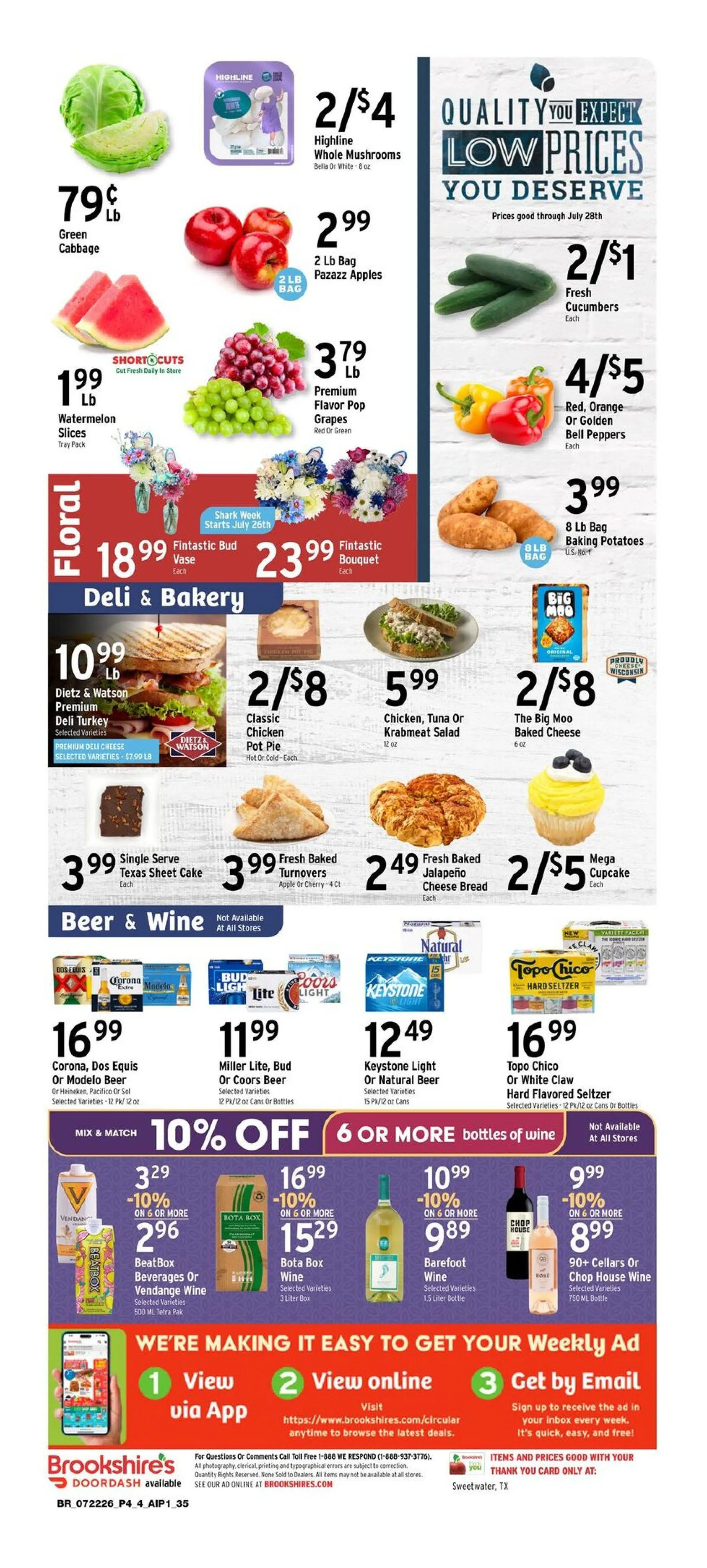 Weekly ad Brookshires Sales from July 22 to July 28 2026 - Page 4