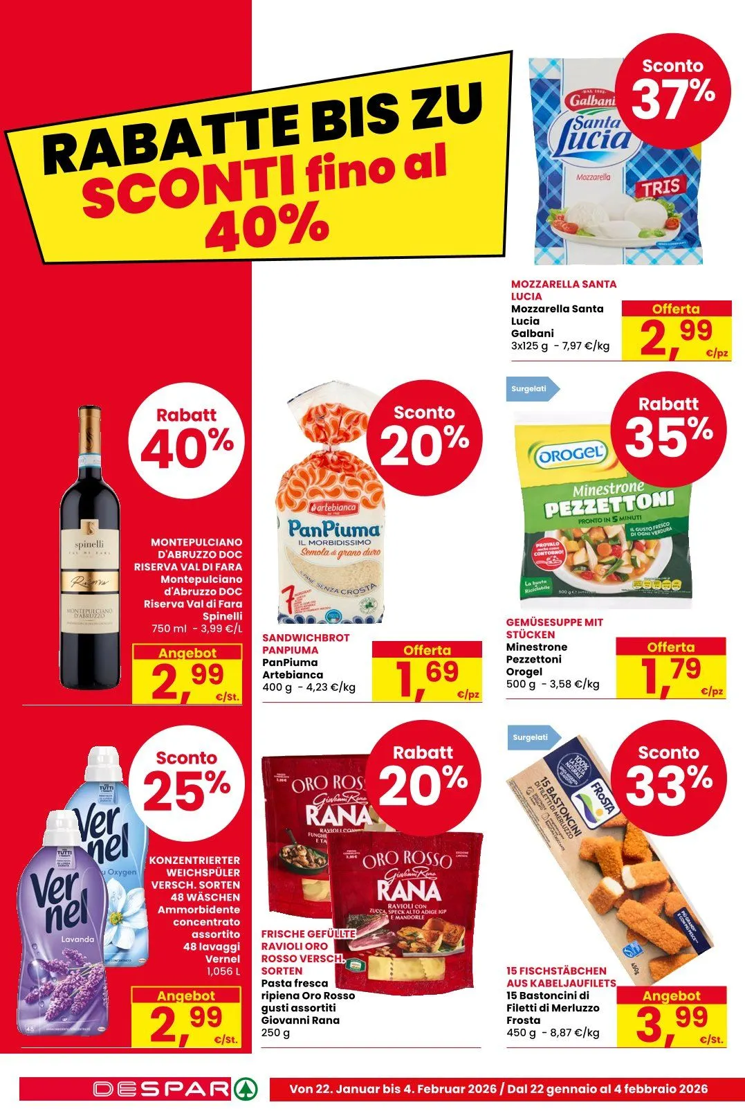 Volantini Despar da 22 gennaio a 4 febbraio di 2026 - Pagina del volantino 4