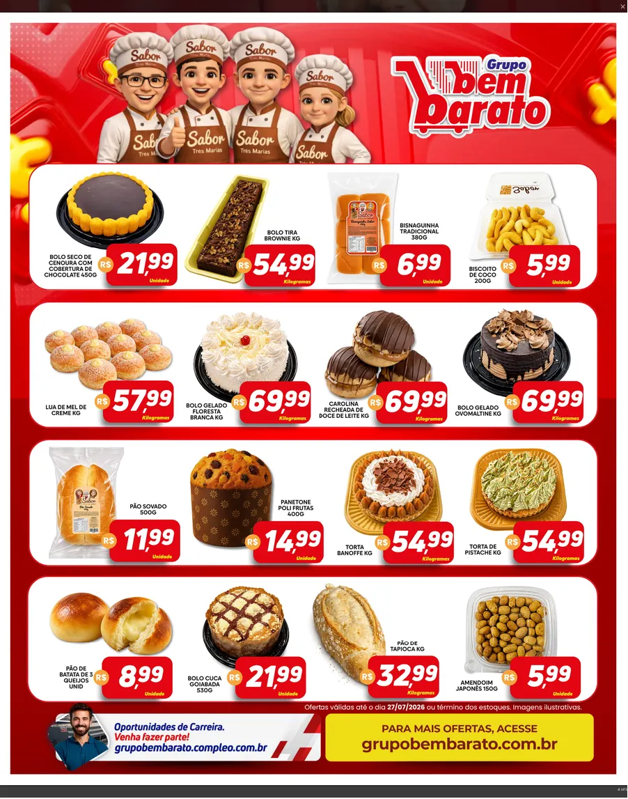Encarte de Folhetos Bem Barato 21 de julho até 27 de julho 2026 - Pagina 4