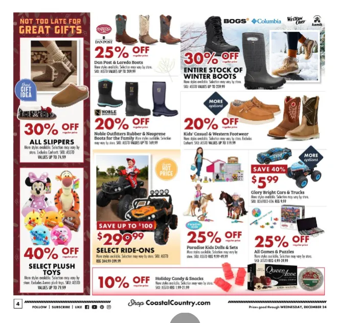 Weekly ad Coastal Farm & Ranch Sales from December 16 to December 24 2025 - Page 4