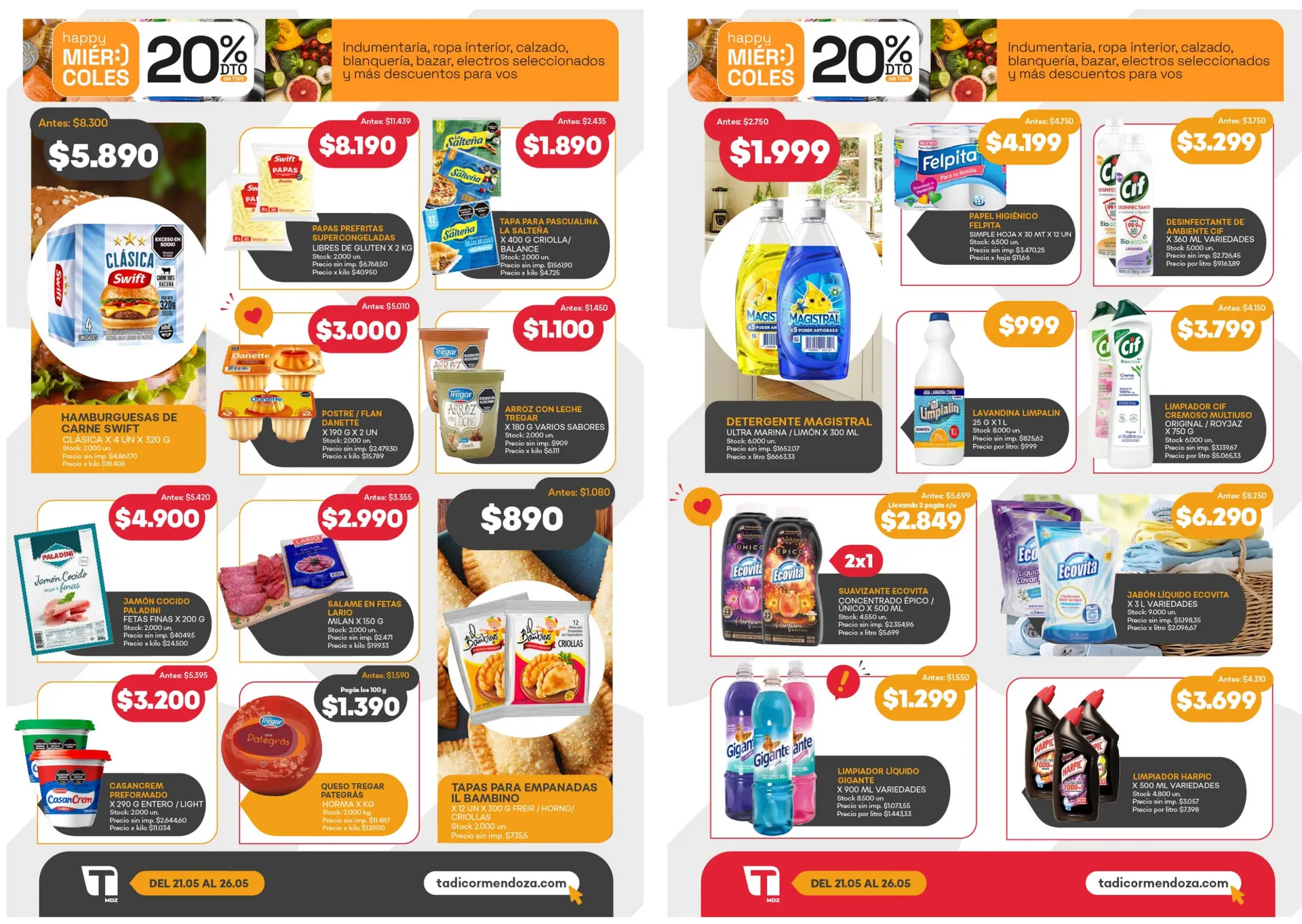 Ofertas de  Ofertas Supermercados Tadicor 21 de mayo al 26 de mayo 2026 - Página 4 del catálogo