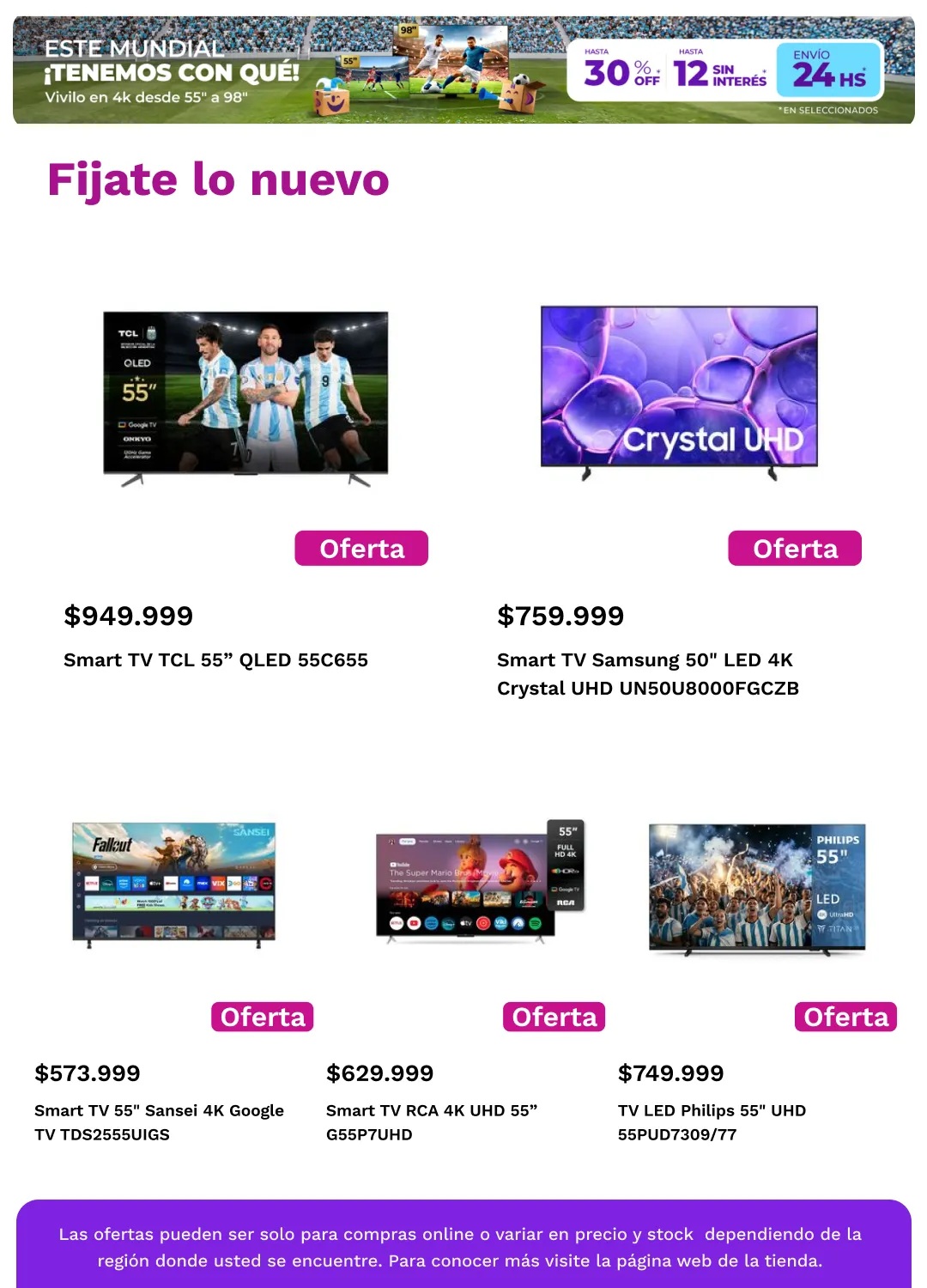 Ofertas de  Frávega Ofertas 22 de junio al 11 de julio 2026 - Página 4 del catálogo