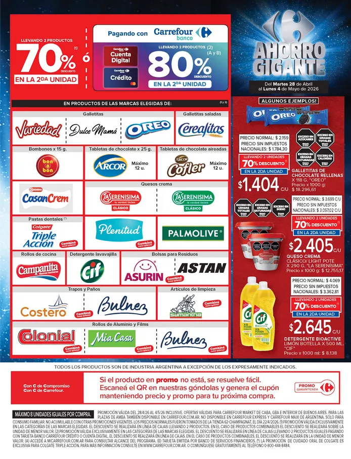Ofertas de  Ofertas Carrefour Market 28 de abril al 4 de mayo 2026 - Página 4 del catálogo