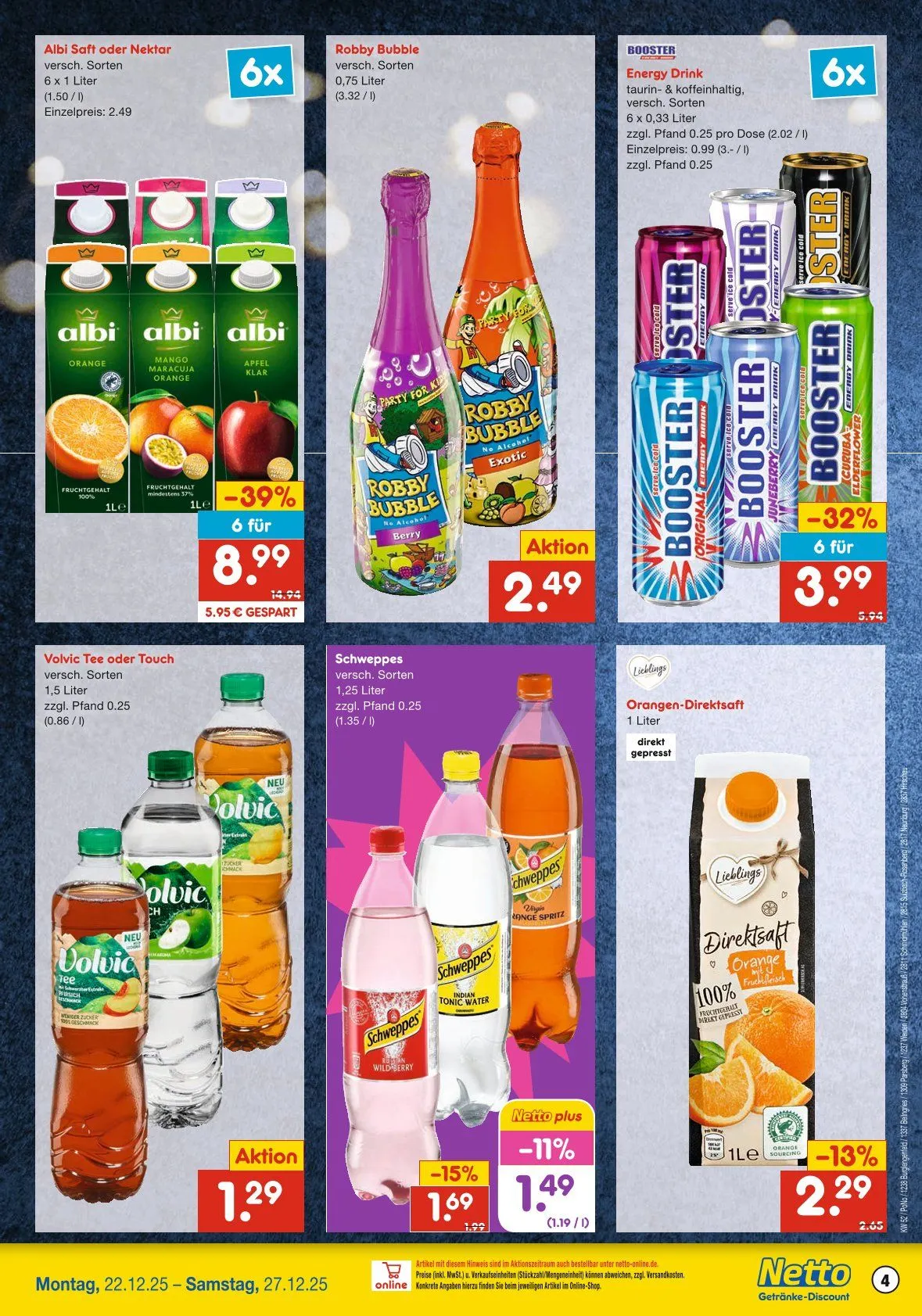  Netto Marken-Discount  von 22. Dezember bis 27. Dezember 2025 - Prospekt seite 4