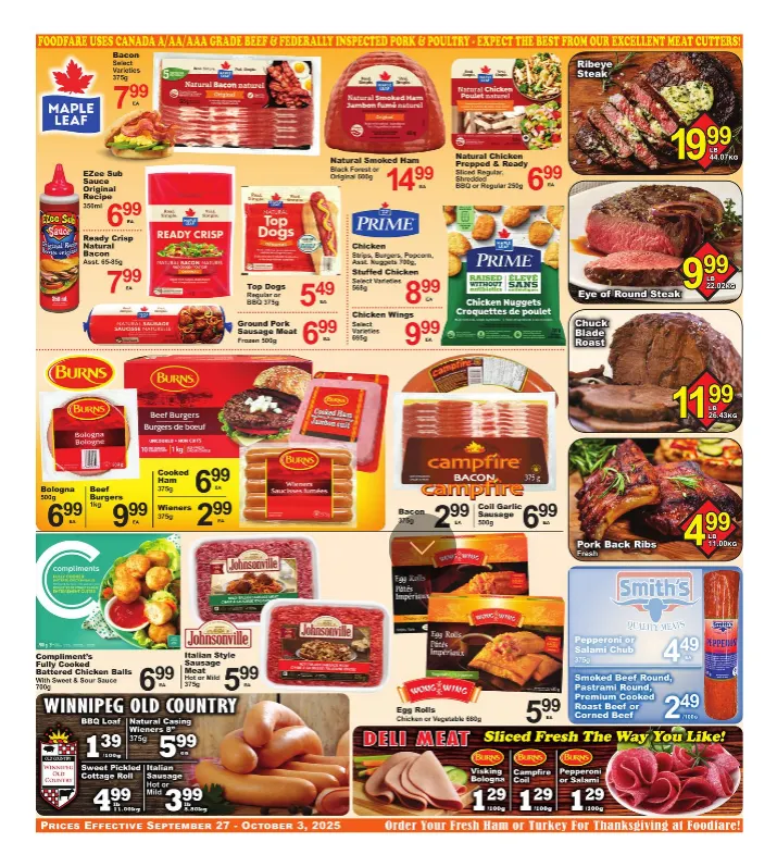 Food Fare flyers from September 25 to October 4 2025 - flyer page 4