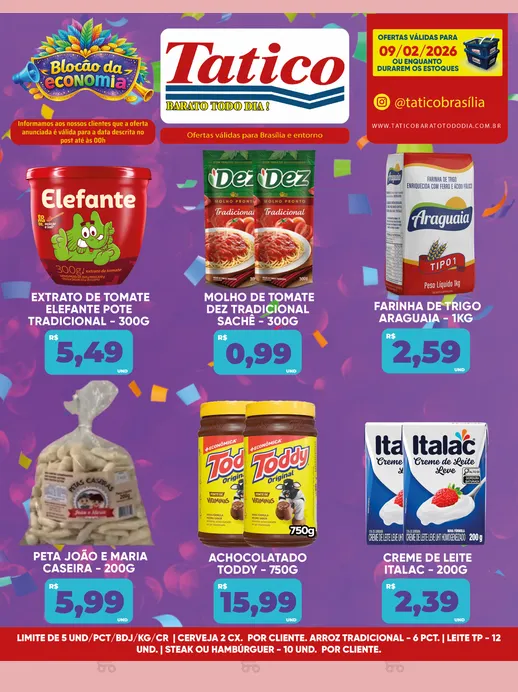 Encarte de  Folhetos Tatico  9 de fevereiro até 10 de fevereiro 2026 - Pagina 4
