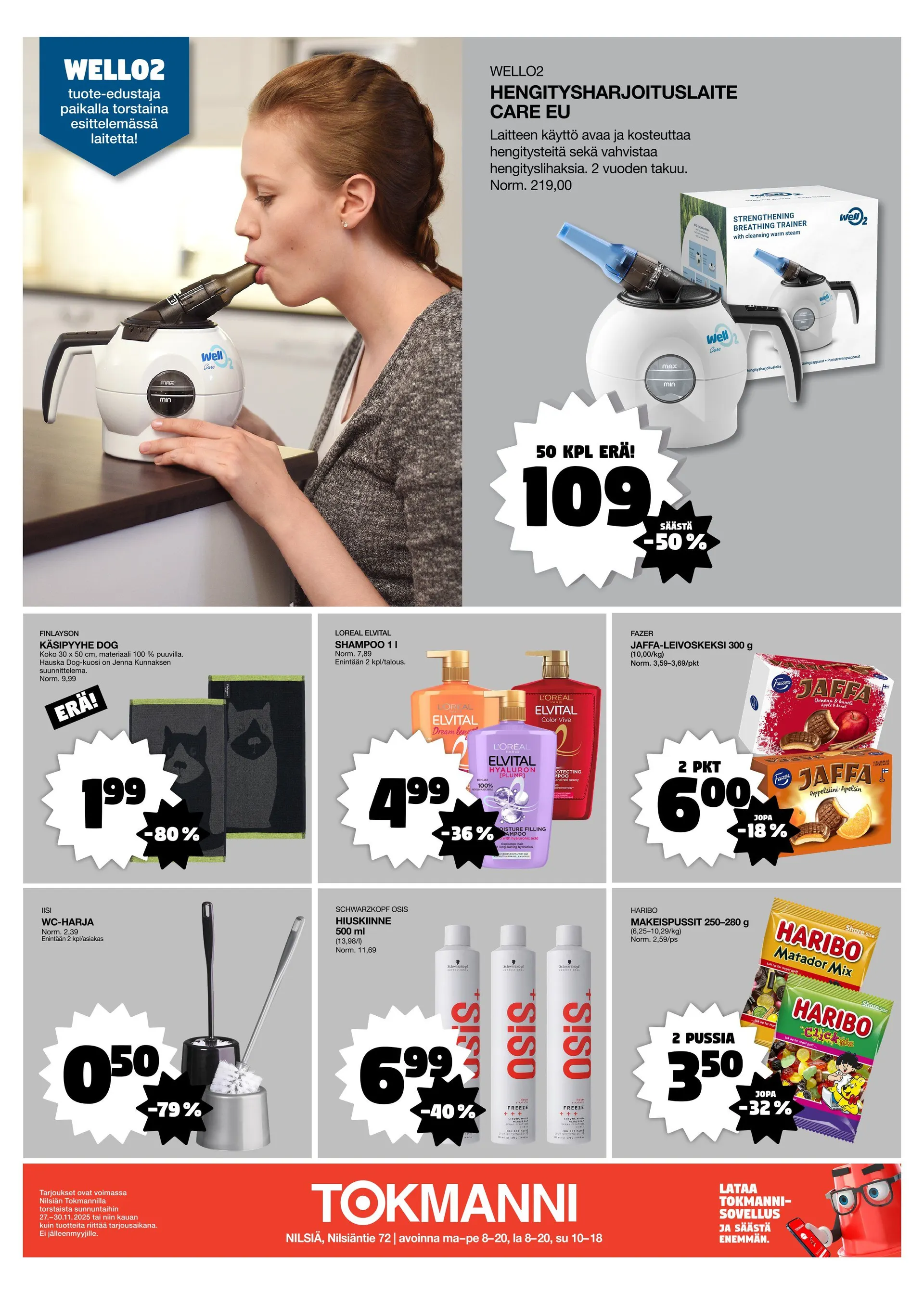 Tokmanni Tarjoukset voimassa alkaen 27. marraskuuta - 30. marraskuuta 2025 - Tarjouslehti sivu 4