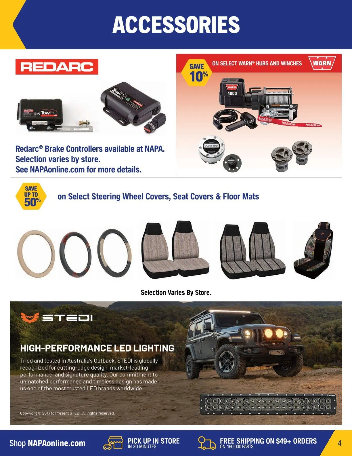 NAPA Auto Parts Sales from December 1 to December 31 2025 - flyer page 4
