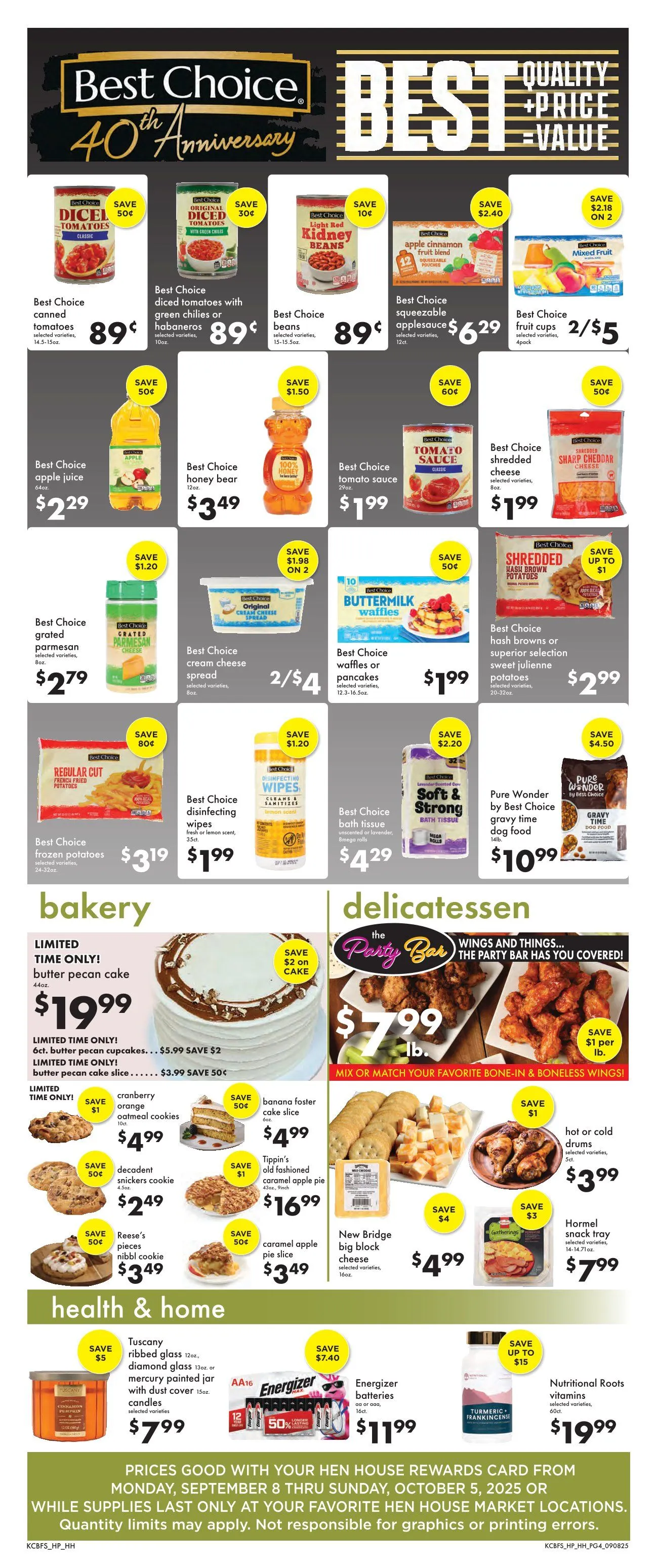 Weekly ad Hen House Sales from September 11 to October 5 2025 - Page 4