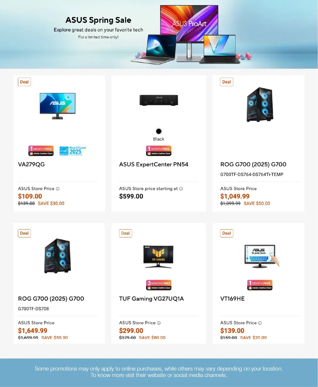 Weekly promotion  Asus Sales spanning from April 9 to April 30 2026 - Page 3 for Catalogue 365