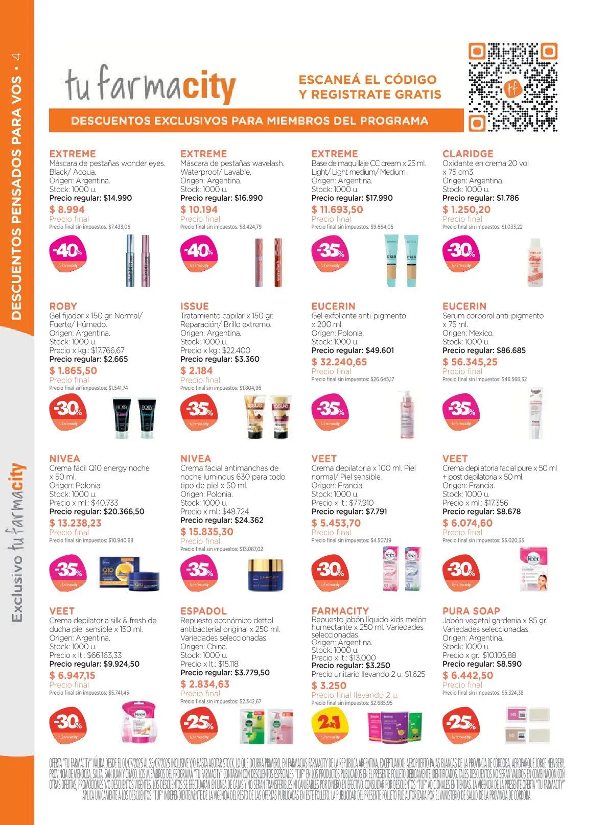 Ofertas de Catálogo mensual 1 de julio al 23 de julio 2025 - Página 4 del catálogo