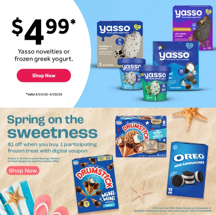 Weekly promotion Stop & Shop Sales spanning from April 24 to April 30 2026 - Page 4 for Catalogue 365
