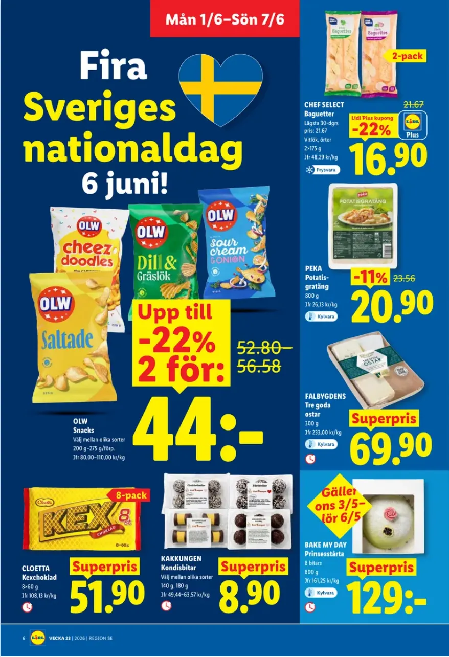 Lidl  från 1 juni till 6 juni 2026 - Reklamblad sidor 4