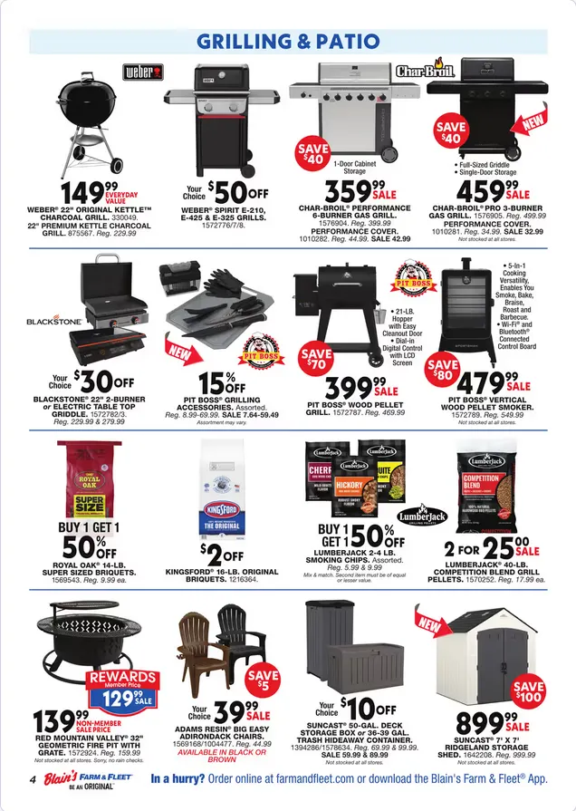 Weekly promotion Blain's Farm & Fleet Sales spanning from April 2 to April 12 2026 - Page 4 for Catalogue 365