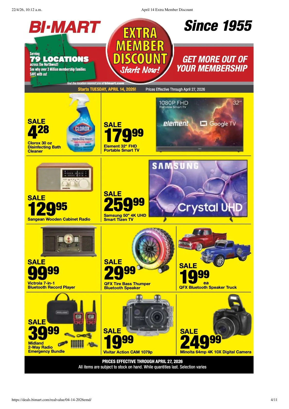 Weekly ad Bi-Mart weekly ads from April 14 to April 27 2026 - Page 4