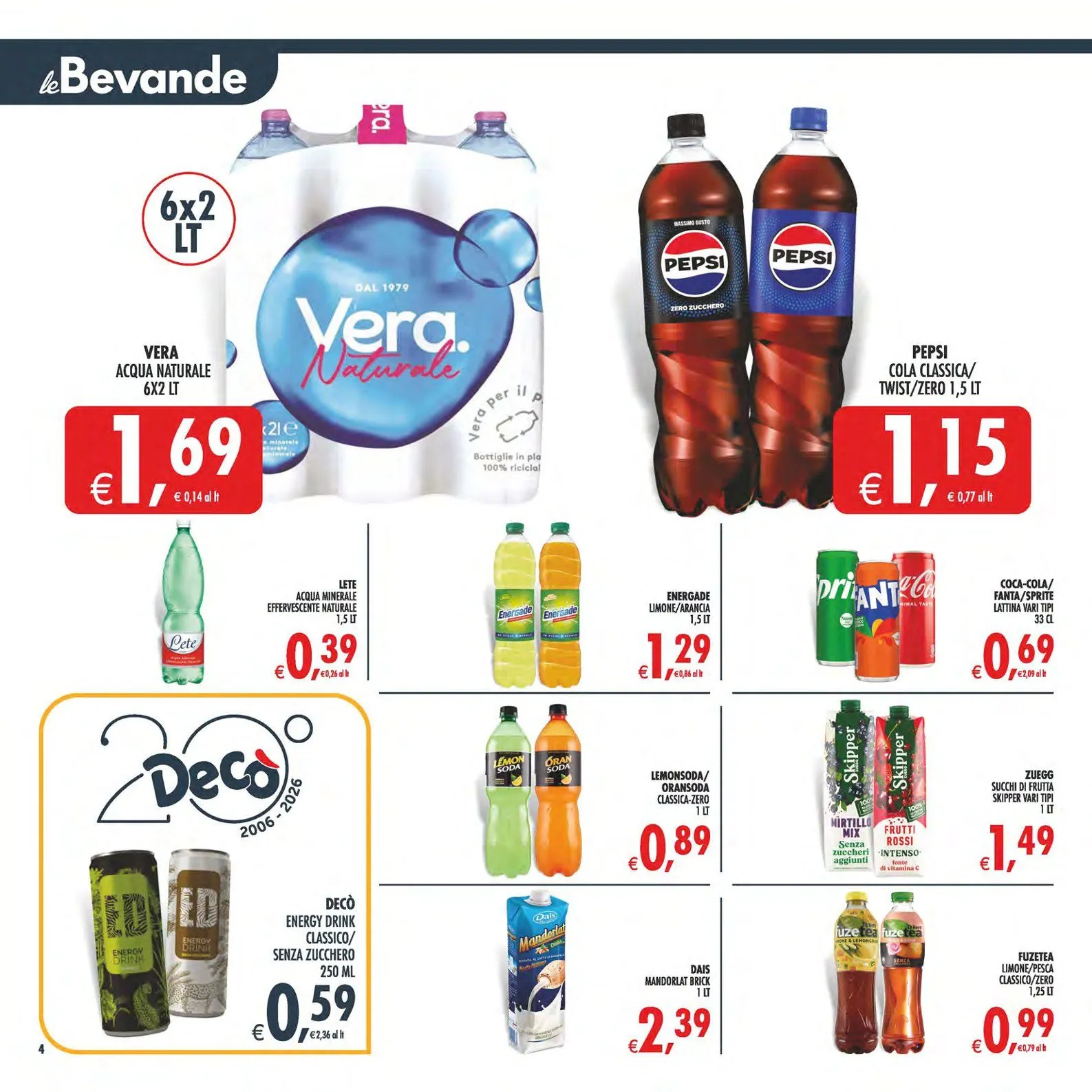 Volantini Deco Supermercati da 19 giugno a 29 giugno di 2026 - Pagina del volantino 4