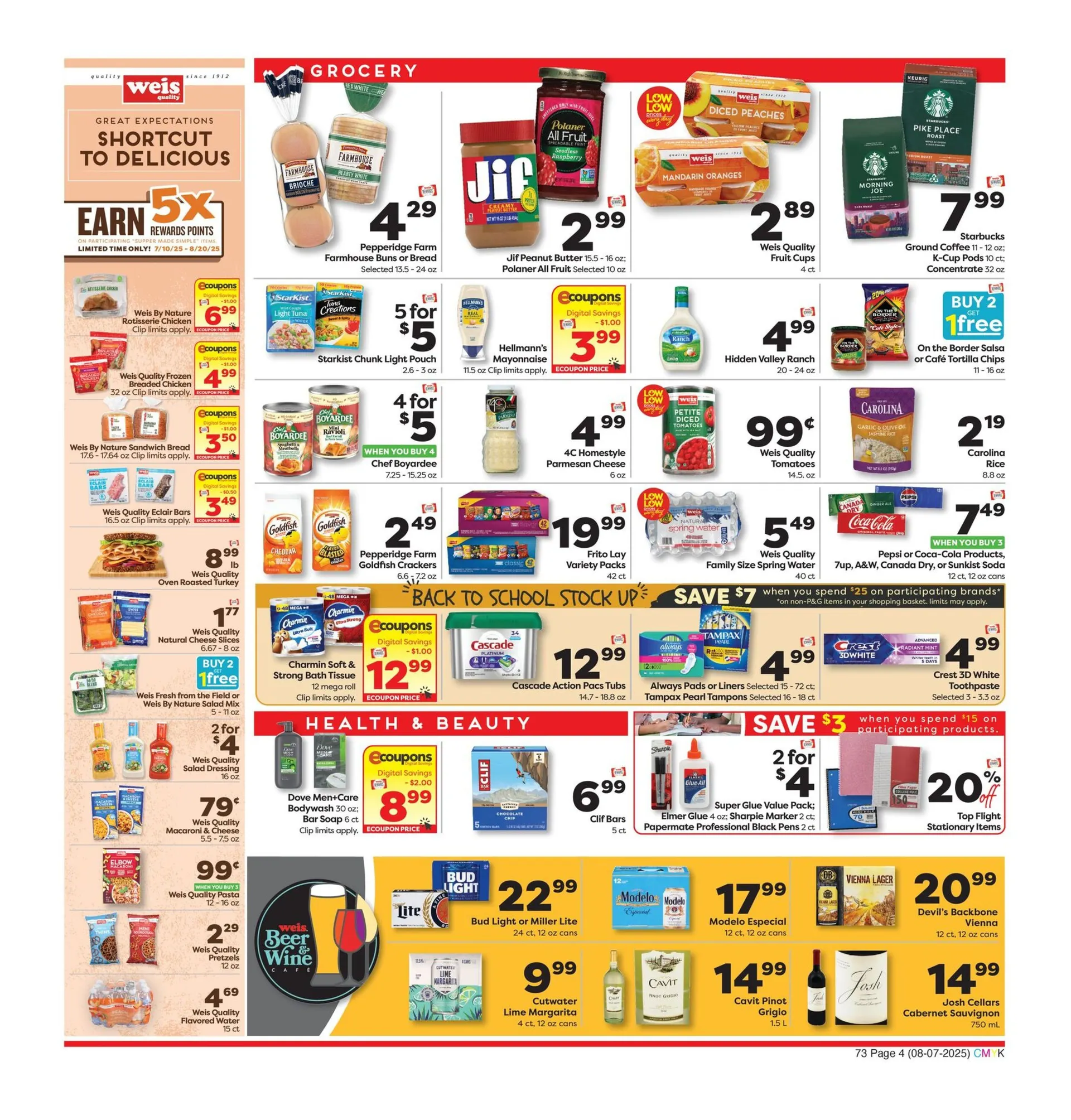 Weekly ad Weis Sales from August 7 to August 13 2025 - Page 4