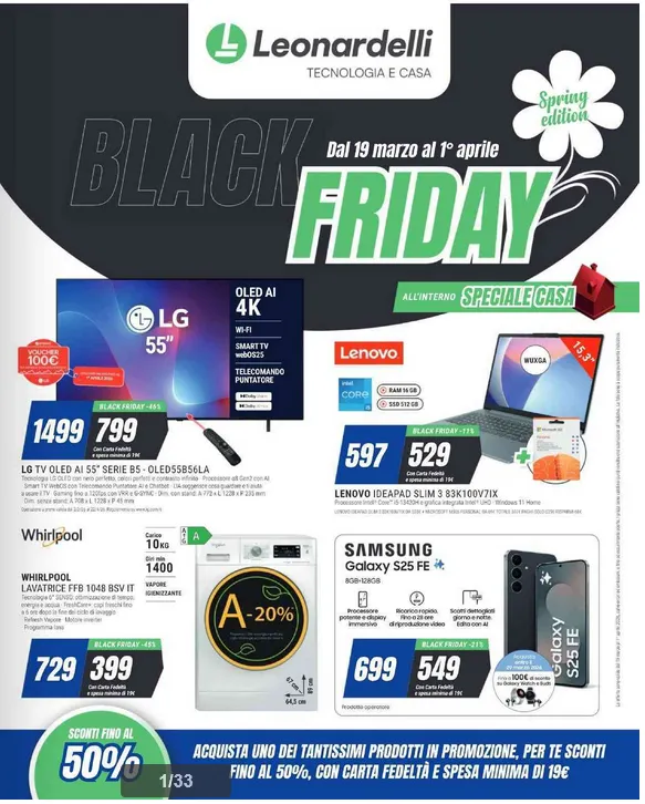  Leonardelli Volantino da 19 marzo a 1 aprile di 2026 - Pagina del volantino 1