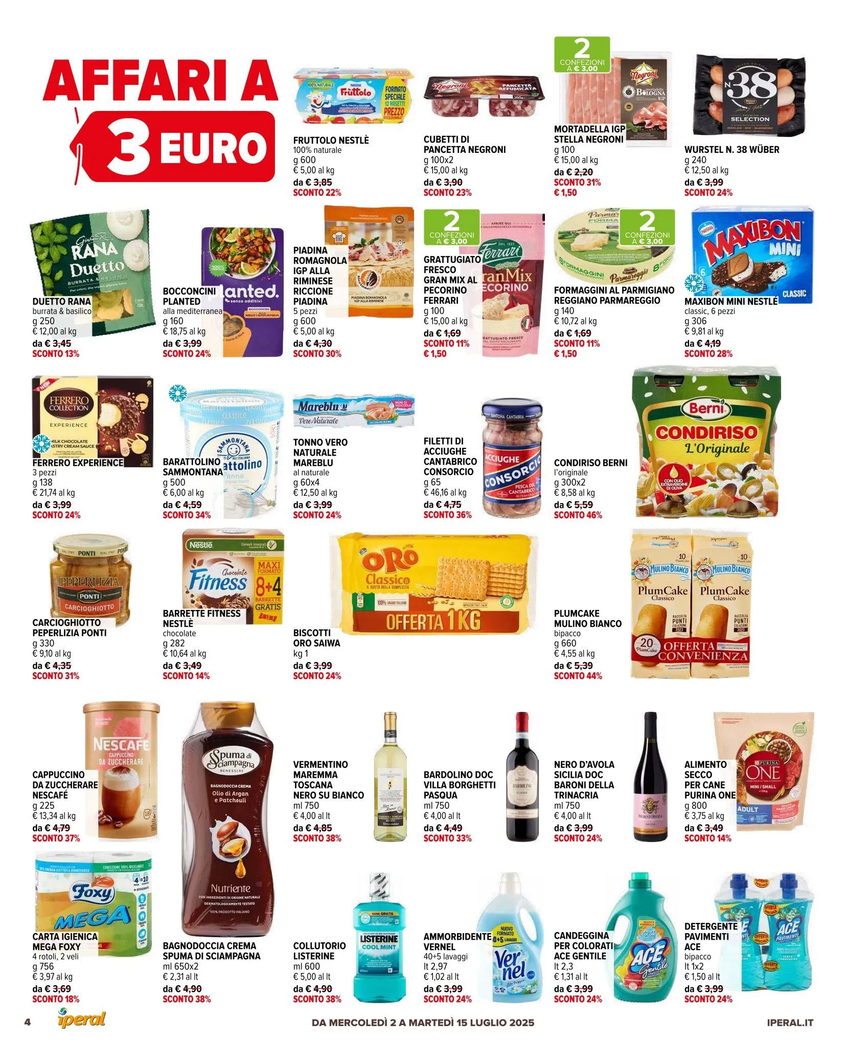 Offerta speciale di Iperal da 2 luglio a 15 luglio di 2025 - Pagina del volantino 4