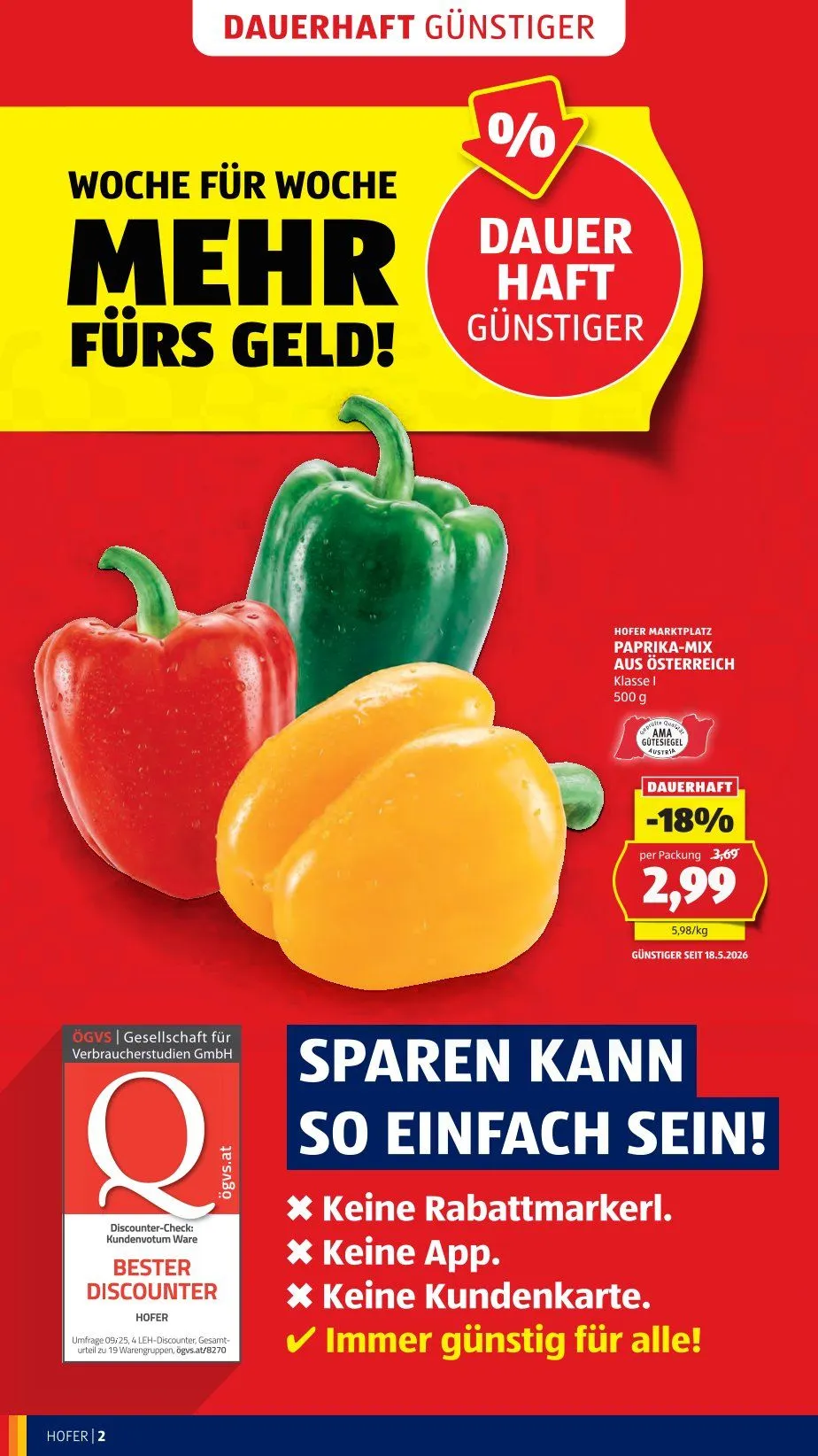 Hofer Prospekte von 22. Mai bis 28. Mai 2026 - Flugblätt seite 4