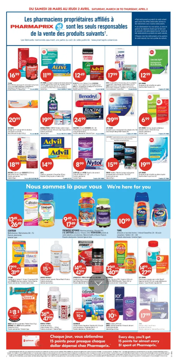 Pharmaprix Sales from March 28 to April 2 2026 - flyer page 4