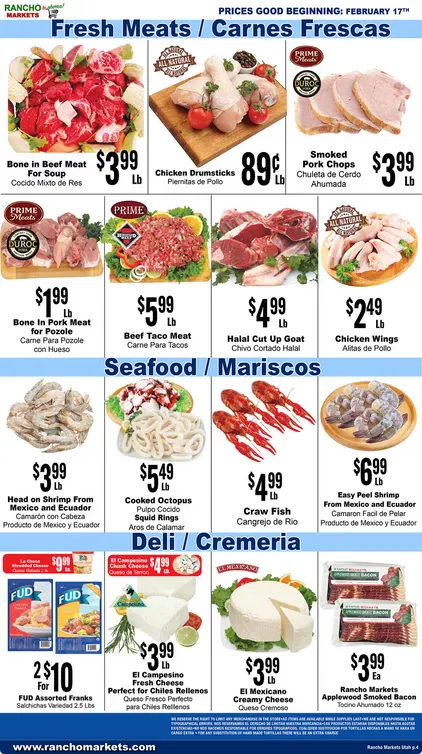 Weekly ad Rancho Markets Sales from February 17 to February 23 2026 - Page 4