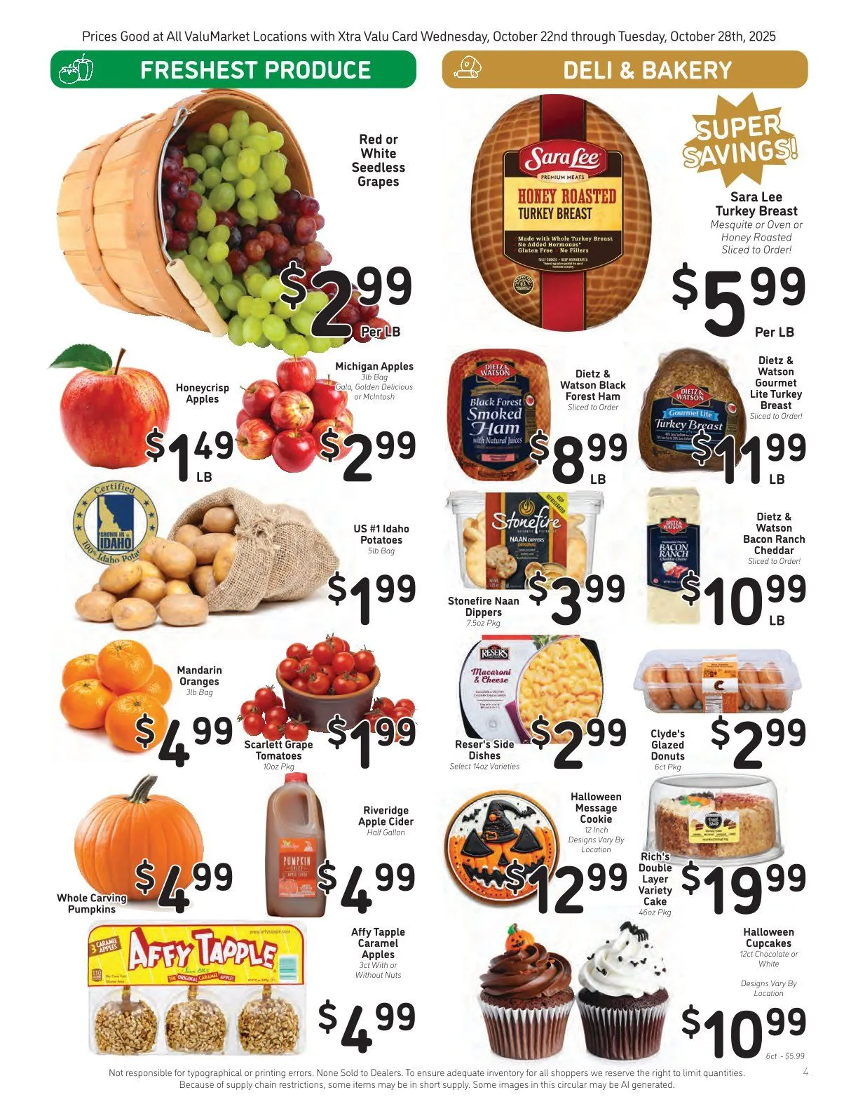 Weekly ad ValuMarket Sales from October 22 to October 28 2025 - Page 4