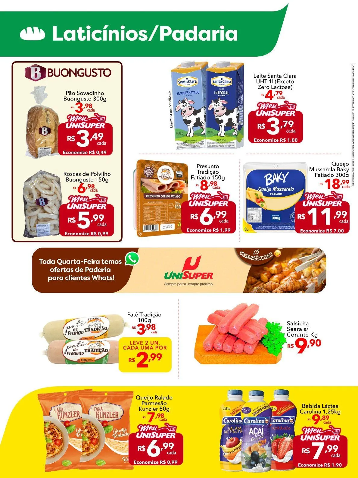Encarte de  Folhetos UniSuper 4 de novembro até 6 de novembro 2025 - Pagina 4